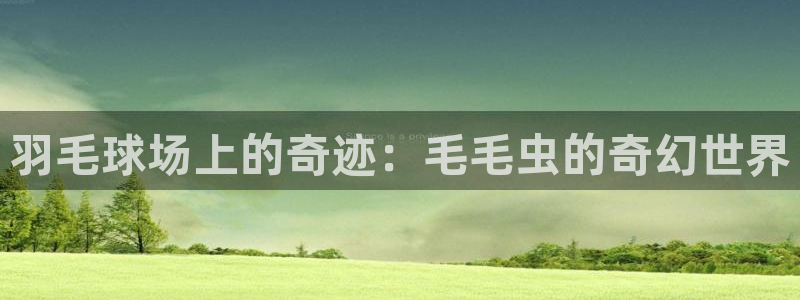 哈哈体育十年：羽毛球场上的奇迹：毛毛虫的奇幻世界